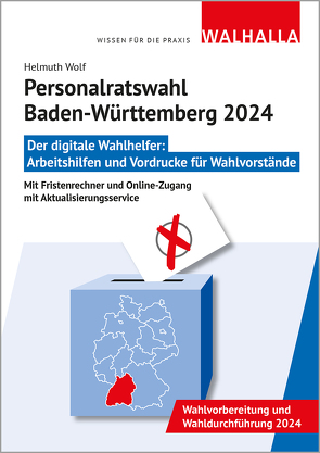 CD-ROM Personalratswahl Baden-Württemberg 2024 von Wolf,  Helmuth