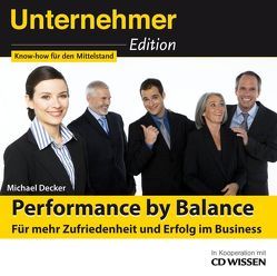 CD WISSEN – Unternehmeredition – Performance by Balance von Breuer,  Pascal, Decker,  Michael, Jeschke,  Solveig