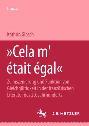 „Cela m’était égal“ von Glosch,  Kathrin