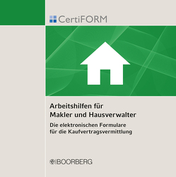 CertiFORM Formulare für die Kaufvertragsvermittlung von Sailer,  Erwin, Schmidt,  Andreas