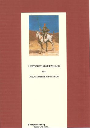Cervantes als Erzähler von Wuthenow,  Ralph-Rainer
