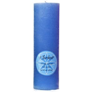 Chakra Kerze „Klarheit“ in blau, Höhe ca. 23 cm von Krüger,  Tanja