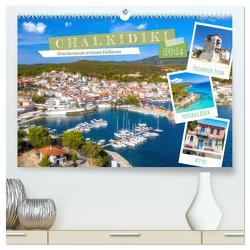 Chalkidiki – Griechenlands schönste Halbinsel (hochwertiger Premium Wandkalender 2024 DIN A2 quer), Kunstdruck in Hochglanz von Grellmann,  Tilo