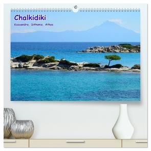 Chalkidiki: Kassandra, Sithonia, Athos (hochwertiger Premium Wandkalender 2024 DIN A2 quer), Kunstdruck in Hochglanz von Westerdorf,  Helmut
