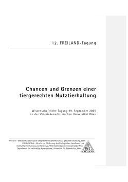 Chancen und Grenzen einer tiergerechten Nutztierhaltung von Gessl,  Reinhard