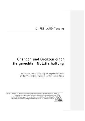 Chancen und Grenzen einer tiergerechten Nutztierhaltung von Gessl,  Reinhard