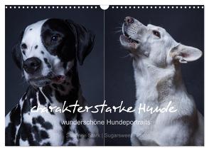 charakterstarke Hunde, wunderschöne Hundeportraits (Wandkalender 2024 DIN A3 quer), CALVENDO Monatskalender von Stark Sugarsweet - Photo,  Susanne