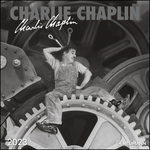 Charlie Chaplin 2023 – Wand-Kalender – Broschüren-Kalender – 30×30 – 30×60 geöffnet