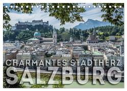 Charmantes Stadtherz SALZBURG (Tischkalender 2024 DIN A5 quer), CALVENDO Monatskalender von Viola,  Melanie