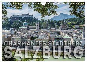 Charmantes Stadtherz SALZBURG (Wandkalender 2024 DIN A4 quer), CALVENDO Monatskalender von Viola,  Melanie
