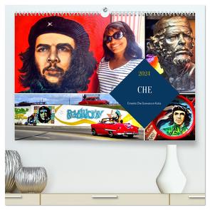 CHE – Ernesto Che Guevara in Kuba (hochwertiger Premium Wandkalender 2024 DIN A2 quer), Kunstdruck in Hochglanz von von Loewis of Menar,  Henning
