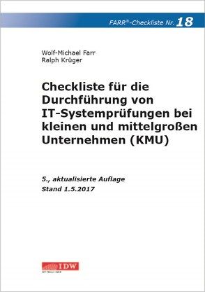 Farr, Checkliste 18 (IT-Systemprüfung KMU), 5.A. von Farr,  Wolf-Michael