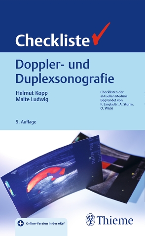 Checkliste Doppler- und Duplexsonografie von Kopp,  Helmut, Ludwig,  Malte