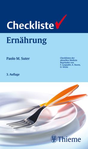 Checkliste Ernährung von Suter,  Paolo M.