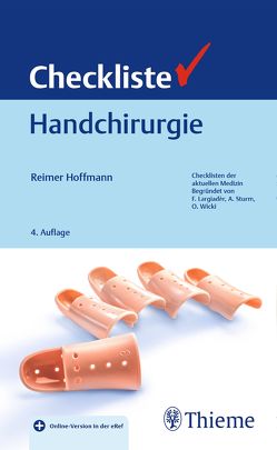 Checkliste Handchirurgie von Hoffmann,  Reimer