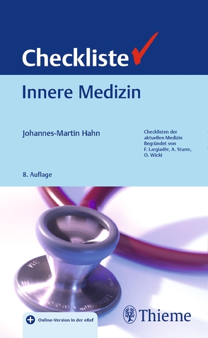 Checkliste Innere Medizin von Hahn,  Johannes-Martin