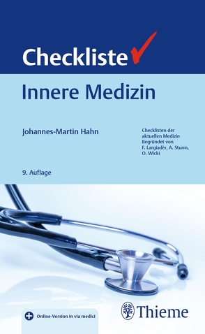 Checkliste Innere Medizin von Hahn,  Johannes-Martin