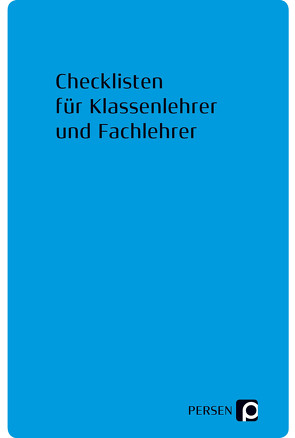 Checklisten für Klassenlehrer und Fachlehrer von Lehrerladen,  Lehrer-Orga-Hefte - exklusiv im