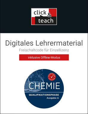 Chemie Ausgabe A – Sek II / Chemie A click & teach Sek II Box von Bohrmann-Linde,  Claudia, Eberhardt,  Sandra, Englberger,  Asbirg Rebekka, Faas,  Stefanie, Frings,  Andrea, Goerz-Lorenz,  Birgit, Heldt,  Nina, Hundt,  Katharina, Jauernik,  Selina, Karus,  Christian, Kleefeldt,  Simon, Krüger,  Jochen, Lässle,  Miriam, Orth,  Jean Marc, Schneiderhan,  Klaus, Schönborn,  Alexander, Siehr,  Ilona, Stäcker,  Britta, Tausch,  Michael