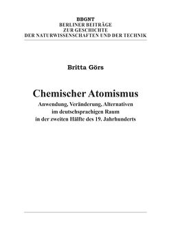 Chemischer Atomismus von Görs,  Britta