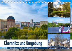 Chemnitz und Umgebung (Tischkalender 2023 DIN A5 quer) von Huschka u.a.,  Klaus-Peter