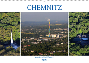 Chemnitz – Von Oben Nach Unten (Wandkalender 2021 DIN A2 quer) von Hultsch,  Heike