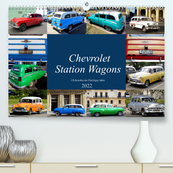 Chevrolet Station Wagons – US-Kombis der Fünfziger Jahre (Premium, hochwertiger DIN A2 Wandkalender 2022, Kunstdruck in Hochglanz) von von Loewis of Menar,  Henning