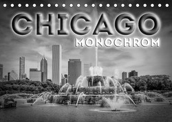 CHICAGO Monochrom (Tischkalender 2023 DIN A5 quer) von Viola,  Melanie