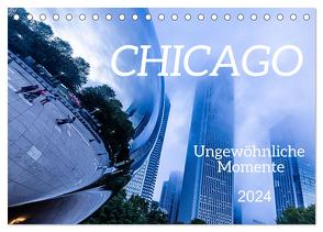 CHICAGO Ungewöhnliche Momente (Tischkalender 2024 DIN A5 quer), CALVENDO Monatskalender von Hans Steffl,  Mike