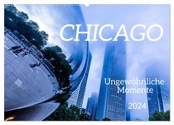 CHICAGO Ungewöhnliche Momente (Wandkalender 2024 DIN A2 quer), CALVENDO Monatskalender von Hans Steffl,  Mike