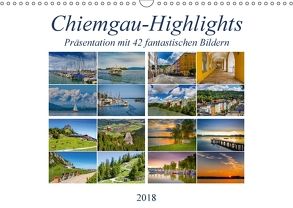 Chiemgau-Highlights (Wandkalender 2018 DIN A3 quer) von Di Chito,  Ursula