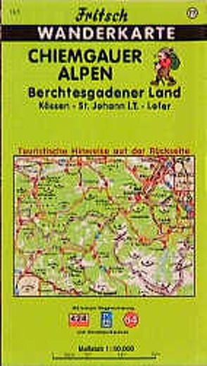 Chiemgauer Alpen von Fritsch Landkartenverlag