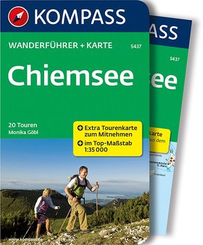 KOMPASS Wanderführer Chiemsee von Göbl,  Monika
