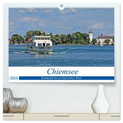 Chiemsee – Sommerferien am bayrischen Meer (hochwertiger Premium Wandkalender 2024 DIN A2 quer), Kunstdruck in Hochglanz von Braunleder,  Gisela