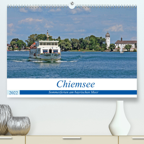 Chiemsee – Sommerferien am bayrischen Meer (Premium, hochwertiger DIN A2 Wandkalender 2022, Kunstdruck in Hochglanz) von Braunleder,  Gisela