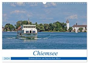 Chiemsee – Sommerferien am bayrischen Meer (Wandkalender 2024 DIN A3 quer), CALVENDO Monatskalender von Braunleder,  Gisela