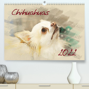 Chihuahuas 2022 (Premium, hochwertiger DIN A2 Wandkalender 2022, Kunstdruck in Hochglanz) von Redecker,  Andrea
