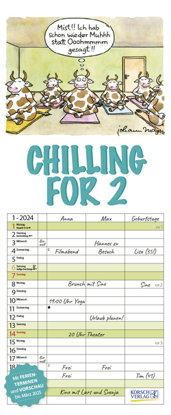 Chilling for 2 2024 von Korsch Verlag, Mayr,  Johann