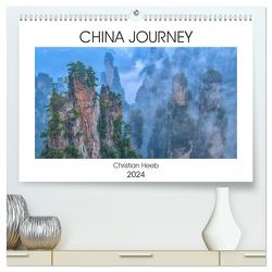 China Journey (hochwertiger Premium Wandkalender 2024 DIN A2 quer), Kunstdruck in Hochglanz von Heeb,  Christian