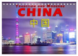 China – Tradition und Moderne (Tischkalender 2024 DIN A5 quer), CALVENDO Monatskalender von Pohl,  Gerald