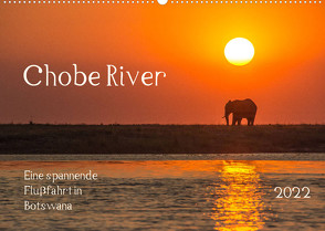 Chobe River – Eine spannende Flussfahrt in Botswana (Wandkalender 2022 DIN A2 quer) von Bethke,  Barbara