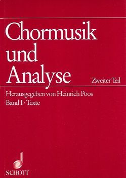 Chormusik und Analyse von Poos,  Heinrich