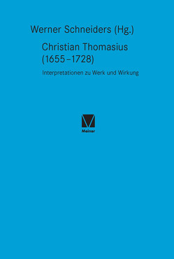 Christian Thomasius (1655–1728) von Schneiders,  Werner