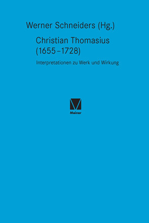 Christian Thomasius (1655–1728) von Schneiders,  Werner