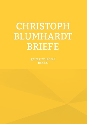 Christoph Blumhardt Briefe von Mohr,  Jürgen