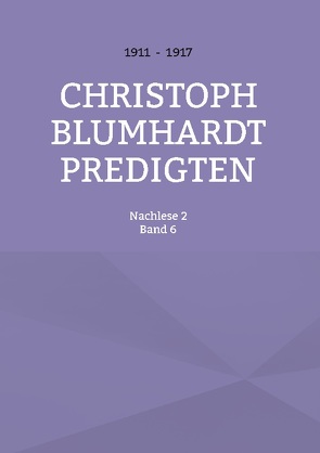Christoph Blumhardt Predigten von Mohr,  Jürgen