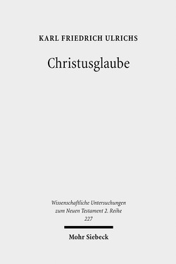 Christusglaube von Ulrichs,  Karl F