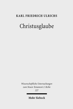 Christusglaube von Ulrichs,  Karl F