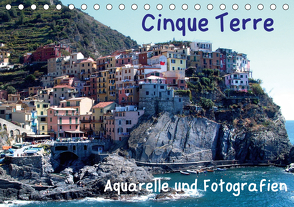 Cinque Terre – Aquarelle und Fotografien (Tischkalender 2021 DIN A5 quer) von Dürr,  Brigitte