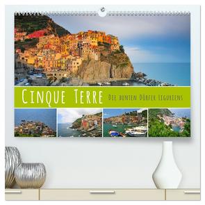 Cinque Terre – die bunten Dörfer Liguriens (hochwertiger Premium Wandkalender 2024 DIN A2 quer), Kunstdruck in Hochglanz von Ratzer,  Reinhold